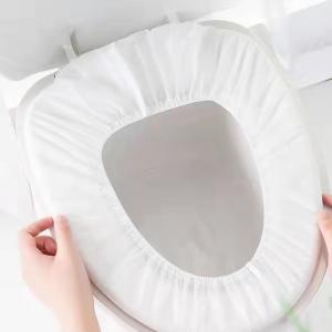 Quality Hygienic Waterproof Disposable Non Woven Toilet Seat Cover With Elastic for sale