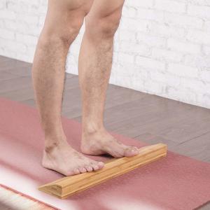 Quality Yoga Slant Board Calf Ankle Stretcher Wooden Non Slip Wedge Yoga Brick Fitness Accessories for sale