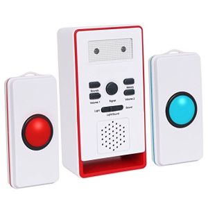 Buy cheap Caregiver Pager with Two Call Button for the Elderly Nurse Call Alert Patient from wholesalers