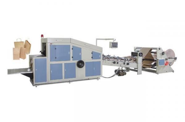 Buy Sheet Feeding Paper Bag Making Machine , Automatic Paper Bag Manufacturing Machine at wholesale prices