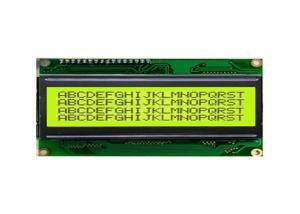 China 20 X 4 2004A LCM LCD Display Yellow - Green Screen 98 X 60 X 13.5mm Outline Size  on sale