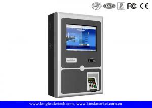 Quality 17 Inch Wall Mount Kiosk With Thermal Receipt Printer , PIN Pad And Card Reader for sale