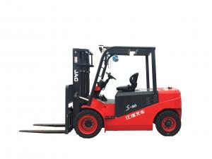 Quality New 4 Wheel Electric 5 Ton Forklift Truck With 3000mm~5000mm Lift Height for sale