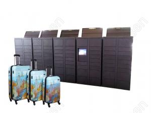 Quality Credit Card Payment 32 Luggage Lockers With Advertising Screen for sale