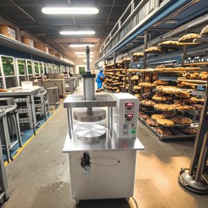 Buy cheap Flour Corn Mexican Large Dough Press Tortilla Making Machine Most Popular 2KW from wholesalers