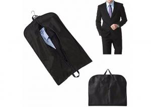 Quality 90gsm Nonwoven Mens Suit Cover Bag 60x100 Breathable Garment Covers for sale