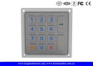 Quality 14 Keys Smart Door Entry Keypad / Stainless Steel Outdoor Keypad IP65 for sale