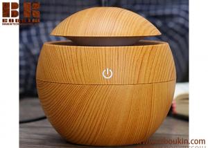Quality Manufacture OEM Mini Electric Aroma Essential Oil Diffuser Wood Grain Ultrasonic Nebulizer Portable Cool Mist Humidifier for sale