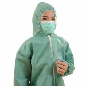 China ISO Standard Non Woven Surgical Gown One Piece Work Uniform With Long Sleeve on sale