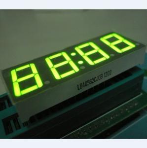 China Super Green 0.56 Inch Clock LED Display , Common Anode 7 Display on sale