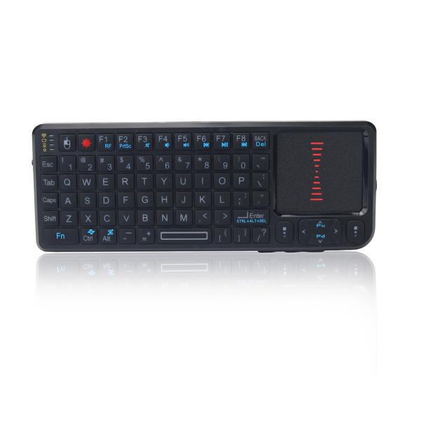 Buy RF Wireless Keyboard Laser Pointer , Computer Wireless Keyboard With Keypad at wholesale prices