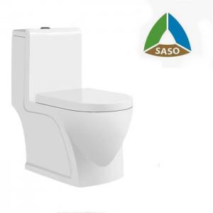 China SASO Approved Bathroom Sanitary Ware Flush Toilet One Piece Closet on sale
