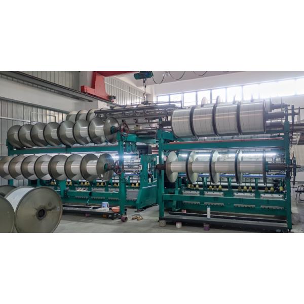 Chemical fiber mesh single needle bed machine