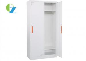 China 900MM Width Office Steel Office 2 Lockers With Red Steel Handle on sale