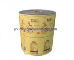 Gravure printing plastic film roll cracker packing laminating roll for food