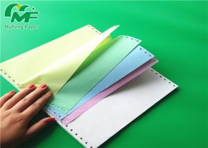 China 50-80g NCR Carbonless Paper Sheets Duplicate Paper / Plastic Core High Tensile Strength on sale