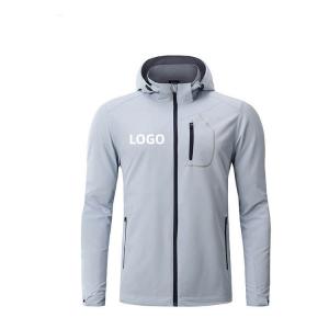 Quality Men Warm Autumn Down Jacket Long Sleeve Waterproof With Hoodies for sale