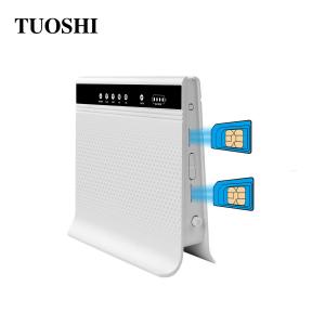 China SMA Antenna Port Dual Sim Card Wireless CPE 5.8G 1200Mbps Unlocked 4G Wifi Router on sale