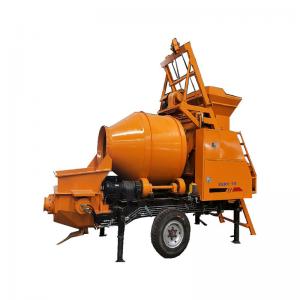 Quality Concrete mixing and conveying integrated pump diesel 142 horsepower Stirring capacity 500L mixing pump for sale