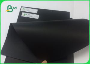 Quality 100% Wood Pulp Laminated Solid Black Cardboard For Hard Book Cover for sale