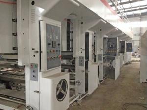 RotoGravure Printing Machine With Servo Motor Controlled Automatic Tension Control System PLC Program Touch Screen