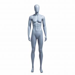 Quality Fiberglass female clothes display sport mannequin full body standing mannequin with shoulder for sale