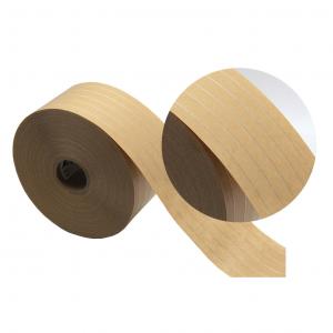 China OEM Reinforced Water Activated Kraft Paper Tape With 5 Thread Nylon Yarn on sale