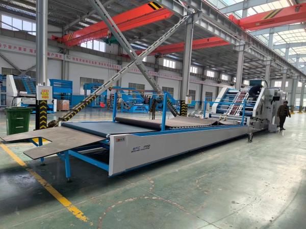 Buy Automatic Sheet To Sheet Laminating Machine For Corrugated Paper With Automatic Correction And Servo Control At 160m/Min at wholesale prices