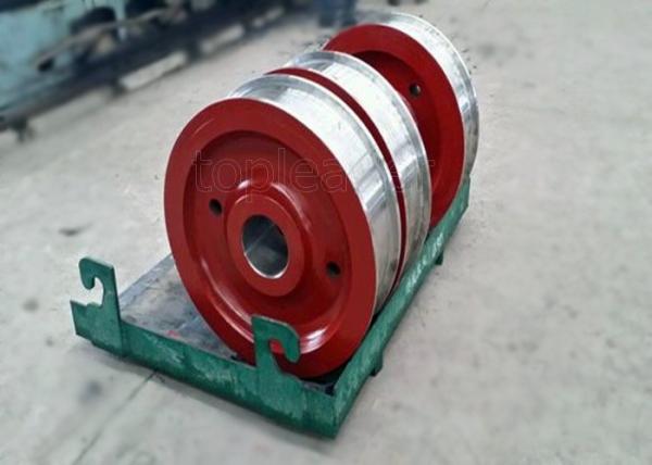 Buy Heat Treatment Industry Rail Mounted Casting Wheel Forged Steel Crane Wheels at wholesale prices