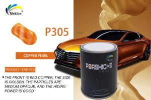 Quality Nontoxic Copper Car Pearl Paint Weatherproof Anti UV Glossy Finish for sale