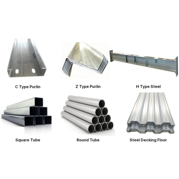 Pre-engineered Steel Structure Warehouse with Q355B/Q235B Frame