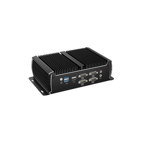 Buy 4 Cores 8 Threads Mini Fanless PC Intel Core I7 1195G7 With Dual LAN 6COM DDR4 at wholesale prices