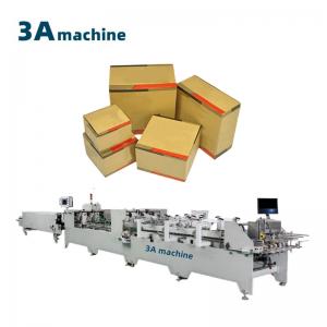 China 3700 kg Capacity Dual- Lock Bottom Paper Pasting Glue Gluing Machine for Corrugated Box on sale