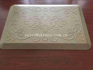 China White Relief Pressure Standing Kitchen Padded Floor Mats OEM Logo Kitchen Mat on sale