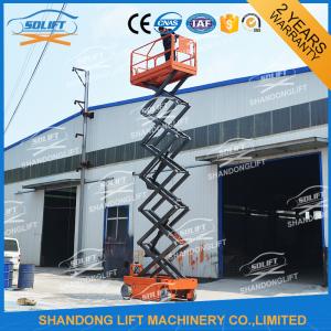 China 8m Electric Battery Power Self Propelled Elevating Work Platforms / Aerial Lift Scaffolding on sale