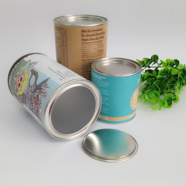 Buy Hot Stamping Paper Composite Can Packaging For Chocolate Powder / Coffee Powder / Milk Powder at wholesale prices