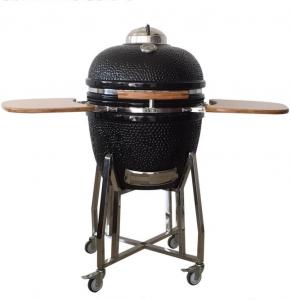 China Garden Outdoor 22 Inch  Ceramic Kamado Charcoal Grill on sale