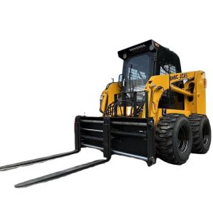 Buy cheap 500kg 800kg 1050kg Compact Mini Skid Steer Loader Diesel With Optional 4 In One from wholesalers