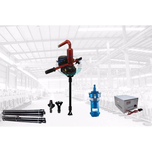 Crazy Selling small portable Mini Hand operation hand water well drilling rig