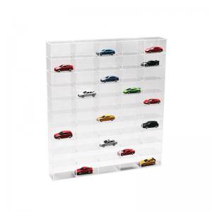 China Wholesale hanging transparent acrylic toy stand model car retail display stand Domeka Hot Wheel storage on sale