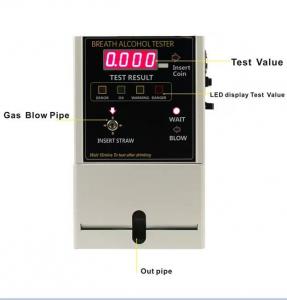 Quality High Accuracy At319 Coin Operated Breath Alcohol Tester Ce Approved for sale