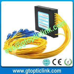 China Fiber Optical Splitter PLC 1*16 SC Connector on sale