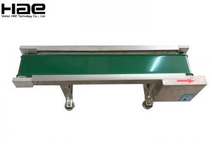 High Stability Rubber Conveyor Belt , Motor Industrial Green PVC Belt Conveyor