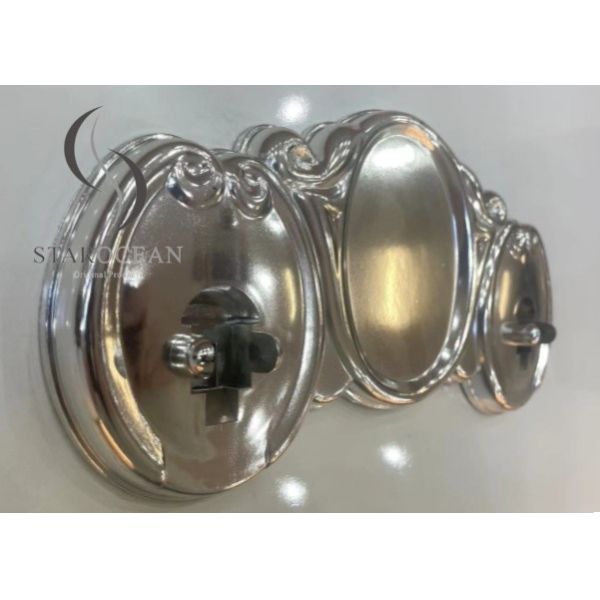 Plastic Panel Delicate Design Casket Handle Hardware set With Zinc Alloy Hinge SW-B