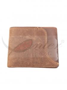 Multi Color Two Fold Leather Wallet , Pu Leather Purse Low Cadmium AZO Free