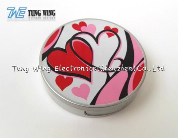 Buy Logo Printing Pocket Makeup Mirror Cosmetic Mirror With Sound at wholesale prices