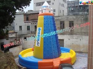 China Durable Inflatable Sports Climbing Games , Rock Climbing Game on sale