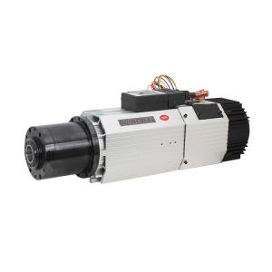 China High Speed 9KW Air Cooled CNC Spindle Motor with ISO30 Collect and 7.3Nm Maximum Torque on sale