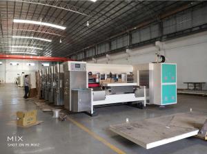 China 3 Color Flexo Printing Machine , Automatic Corrugated Box Making Plant on sale