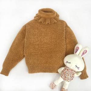 China Baby Turtleneck Sweater Children Clothing Boys Girls Knitted Pullover Toddler Sweater Kids Sweater Tops 1-7 Year on sale